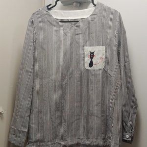 BRAND NEW, CUSTOM TAILORED, LADY'S BLOUSE, LARGE!!